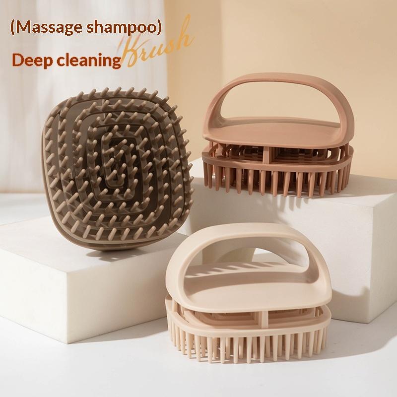 Scalp Massage Shampoo Brush 1P - Hair Care Dandruff recension och pris