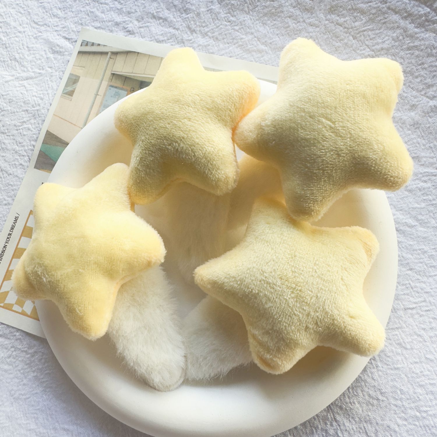 Cute Cream Yellow Plush Star B - Hair Care Lotion recension och pris