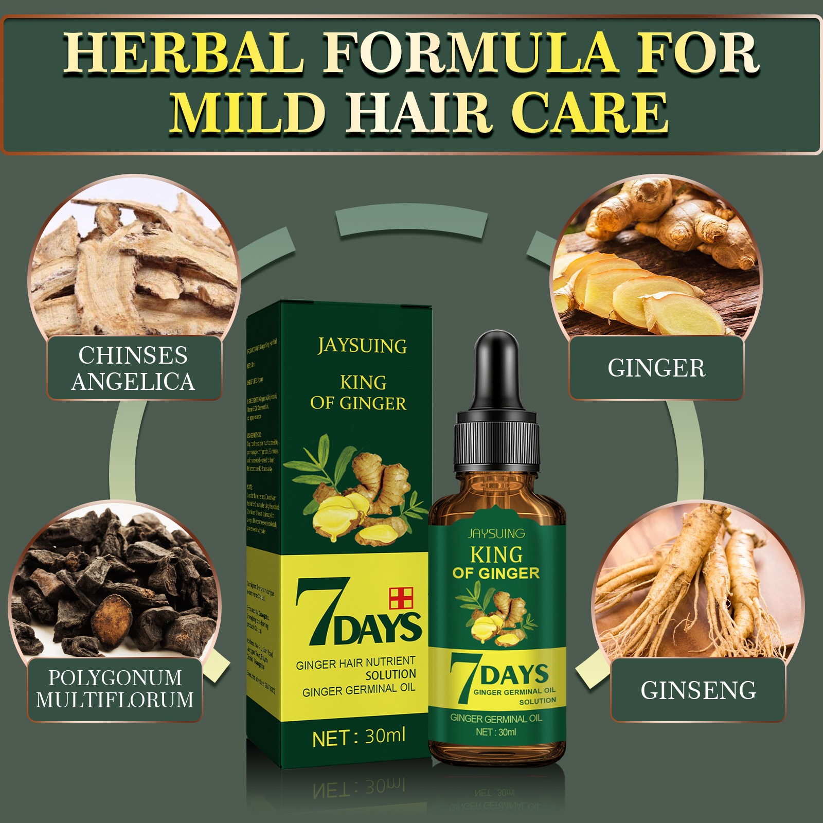 Ginger Hair Essence Anti Hair  - Hair Care Korean Products recension och pris
