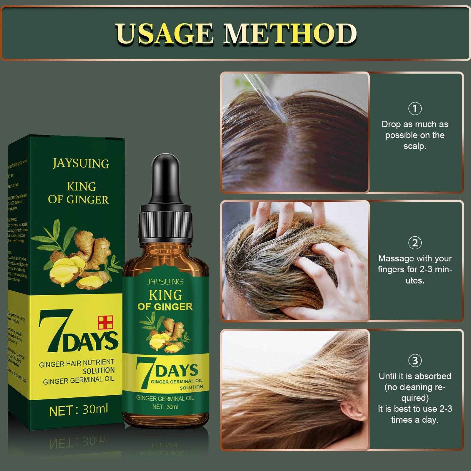 Ginger Hair Essence Anti Hair  - Hair Care Korean Products recension och pris
