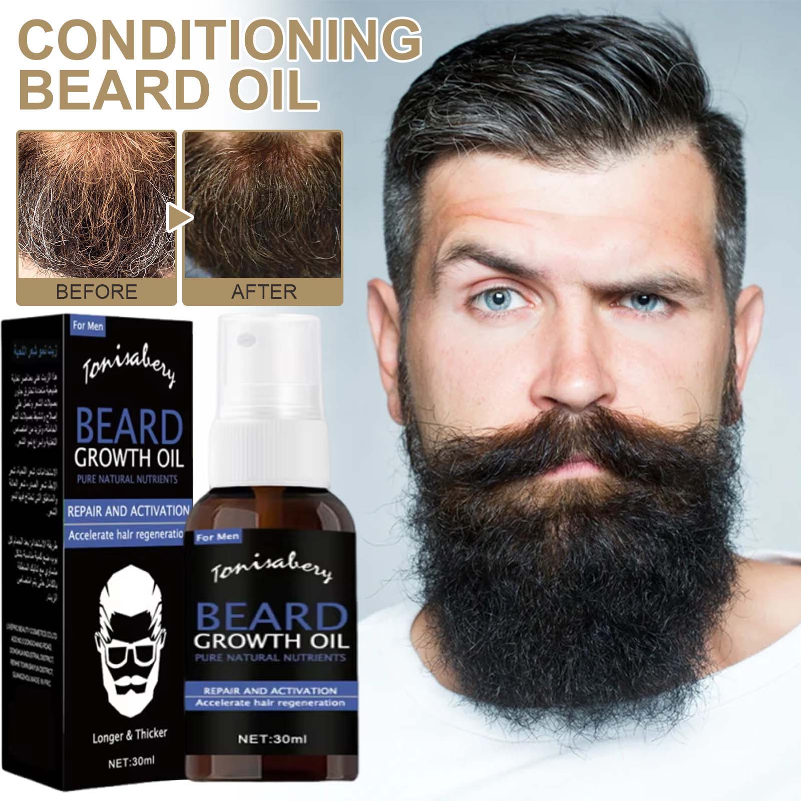 Beard Growth Oil Beard Wax Bal - Hair Care Products recension och pris