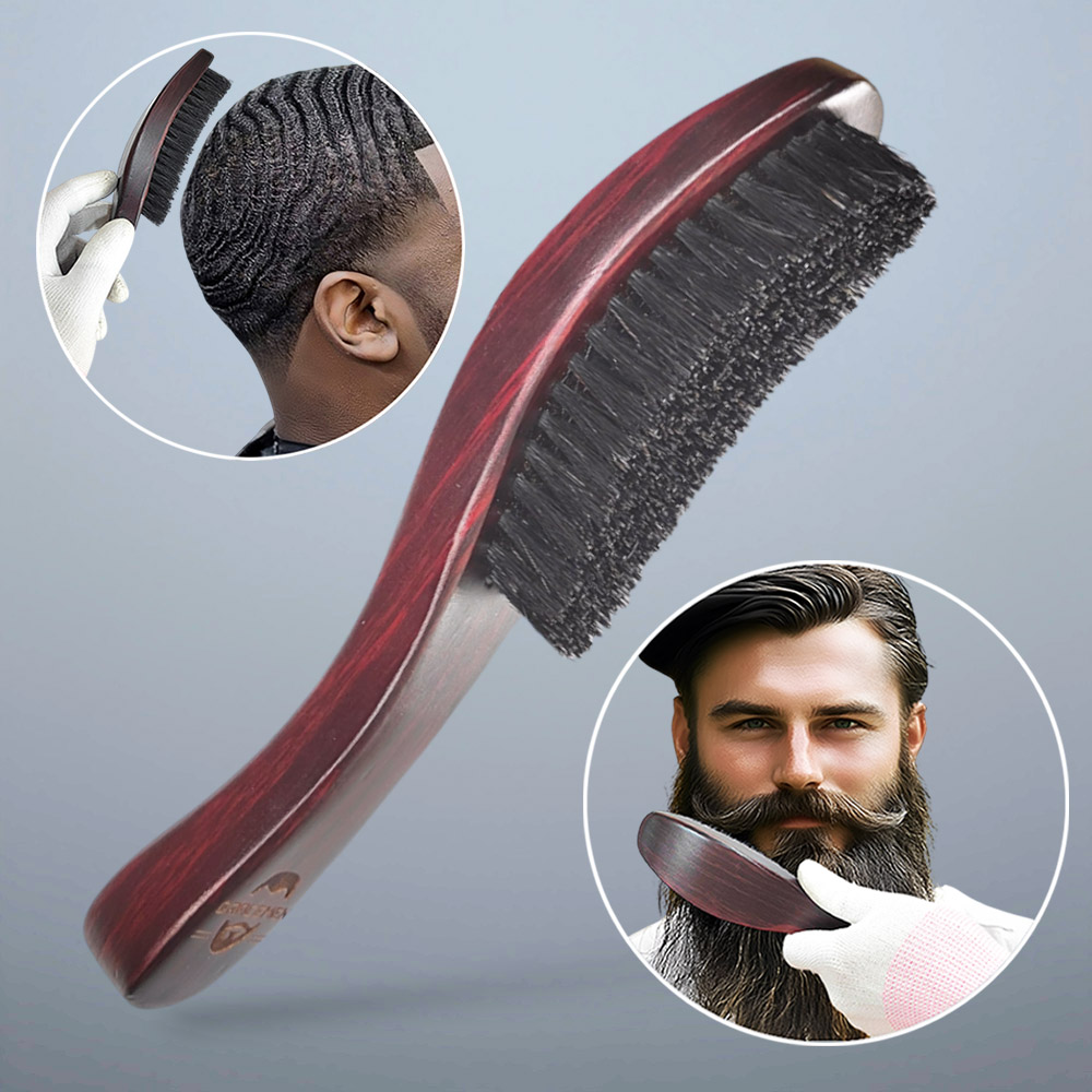 Gracemen 360 Wave Brush Curved - Hair Care Products recension och pris
