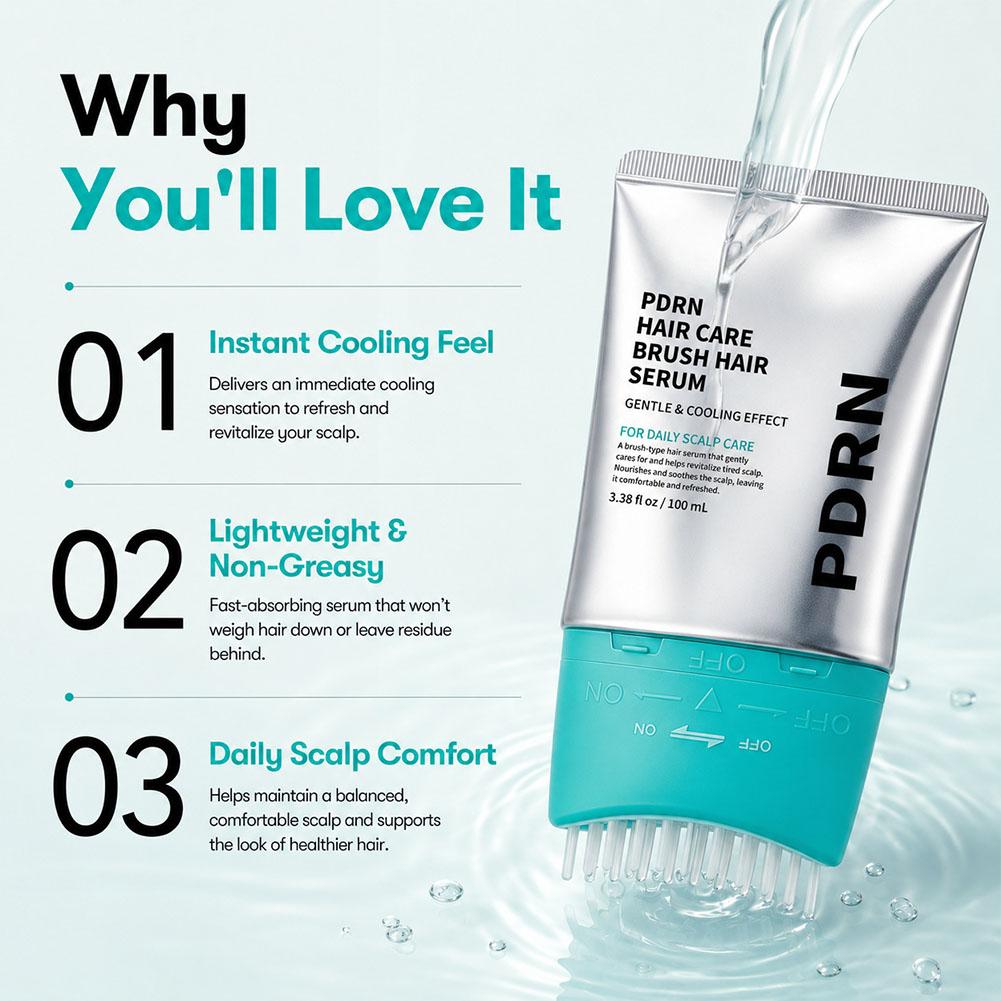 PDRN Hair Care Brush Hair Seru - Hair Care Korean Products recension och pris